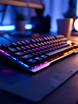 compact rgb mechanical gaming keyboard